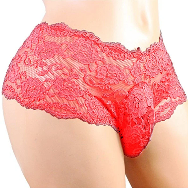 M L XL XXL XXXL горячее сексуальное мужское кружевное нижнее белье сетчатые трусы
