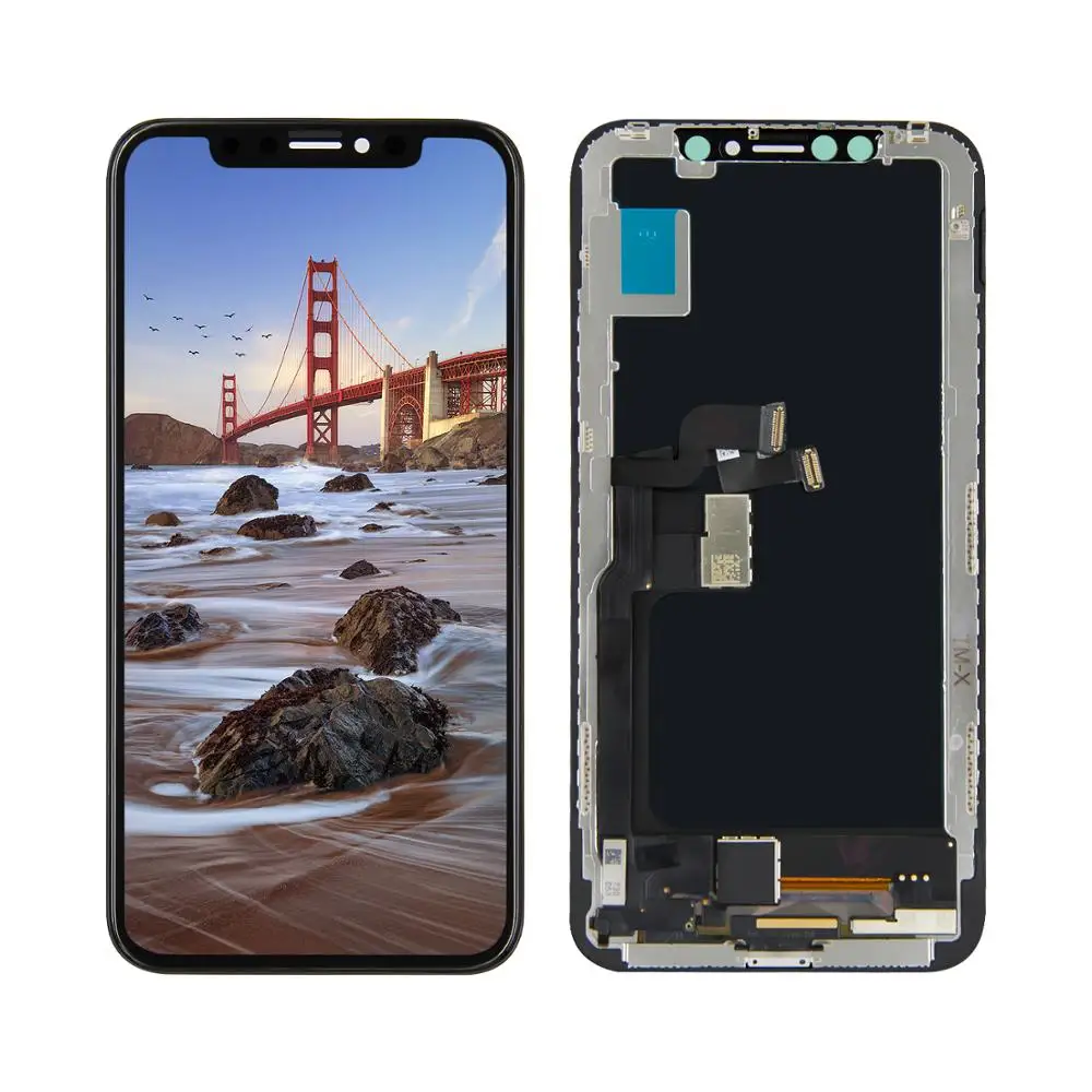 

Tested LCD For iPhone X LCD display + Touch Screen Assembly Replacement Parts Free Tools