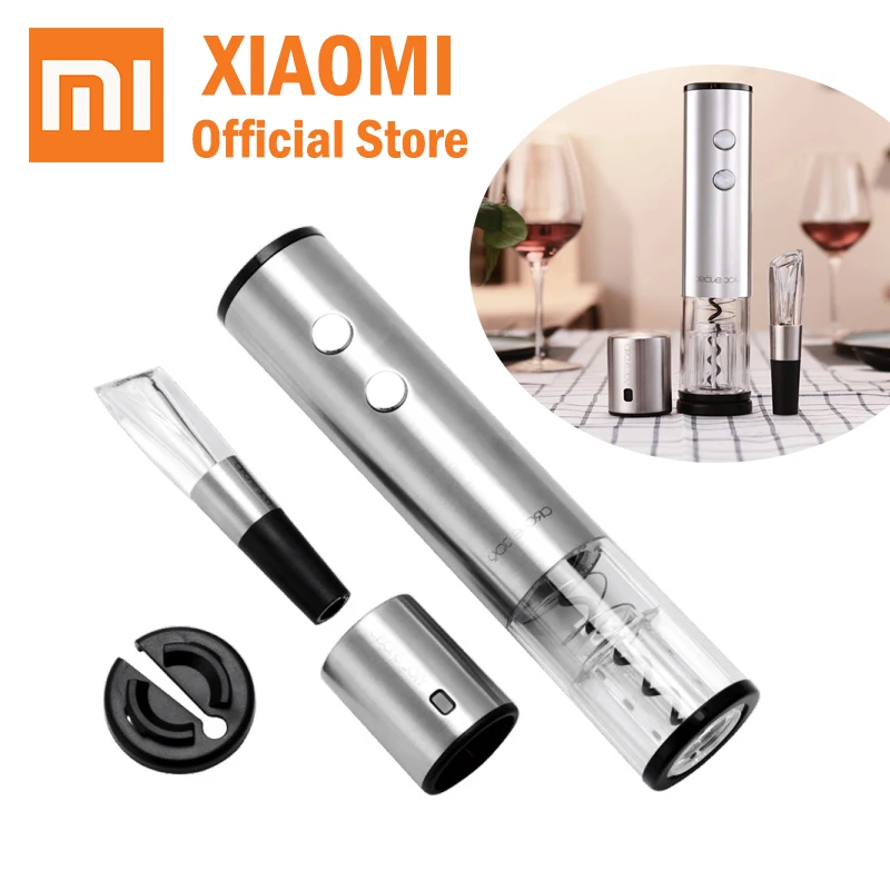 

Xiaomi Circle Joy 4-in-1 Electric Bottle Opener Gift Box Set 304 Stainless Steel Packaging Gift Suitable For Family Gatherings