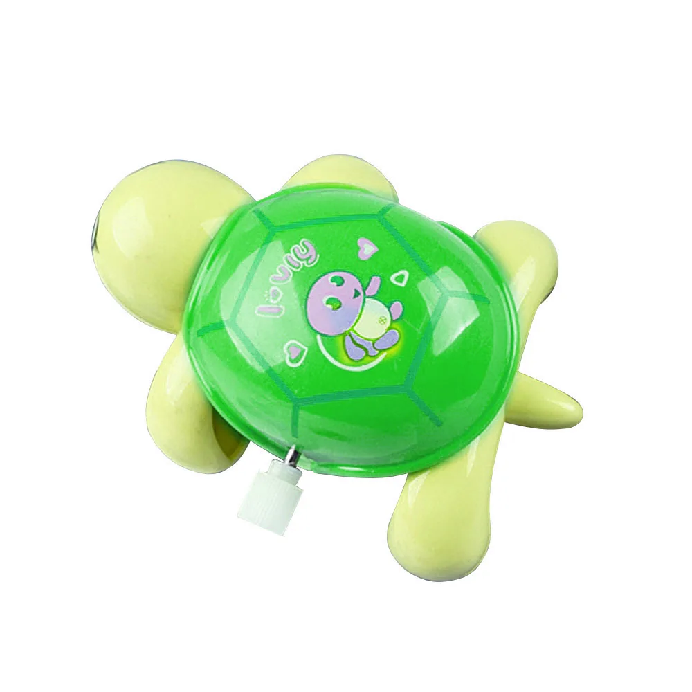Cute Clockwork Tortoise Cartoon Animal Turtles Baby Toys Infant Crawling Wind Up Toy Educational Kids Classic Toy Random Color