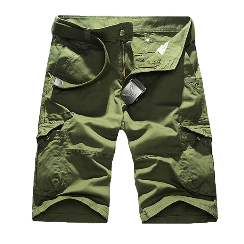 

Tactical Men's Working Half Pants Outdoor Male Riding Running Trekking Multi-Pocket Camping Military Trousers Overalls Shorts