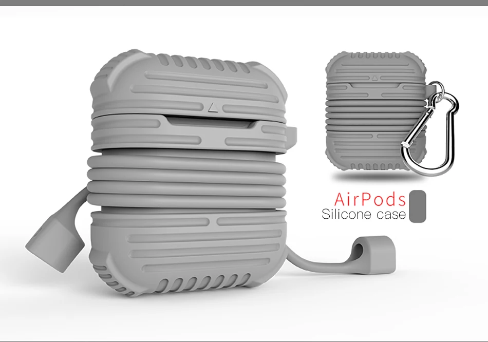 !ACCEZZ For AirPod Earphone Case Protective Skin Cover Bag 2 in 1 Set For Apple Airpods Bluetooth Wireless Headphone Charger Box (10)