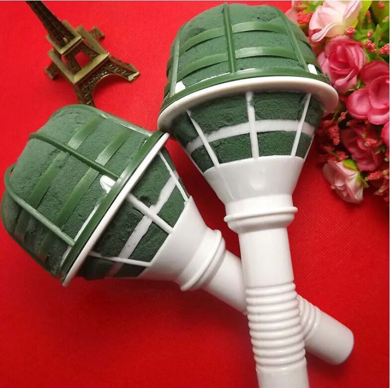 Free shipping wholesals Fresh flower Bouquet Holder Handle Bridal