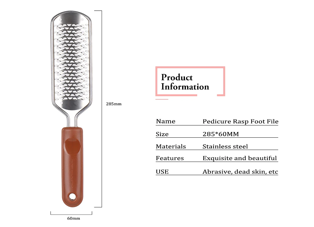 BNG Профессиональный ног рашпиль ног уход за кожей 2 кристалла по бокам моющиеся педикюрная пилка Нержавеющая сталь ножных файлов для удалить омертвевшие чешуйки кожи плавкого