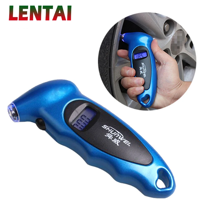 Lentai 1Pc Auto Car Digital Manometro Per Pneumatici Display Per Ford Focus 2 3 Vw Passat B6 B5 B7 Polo Toyota Avensis Skoda Octavia