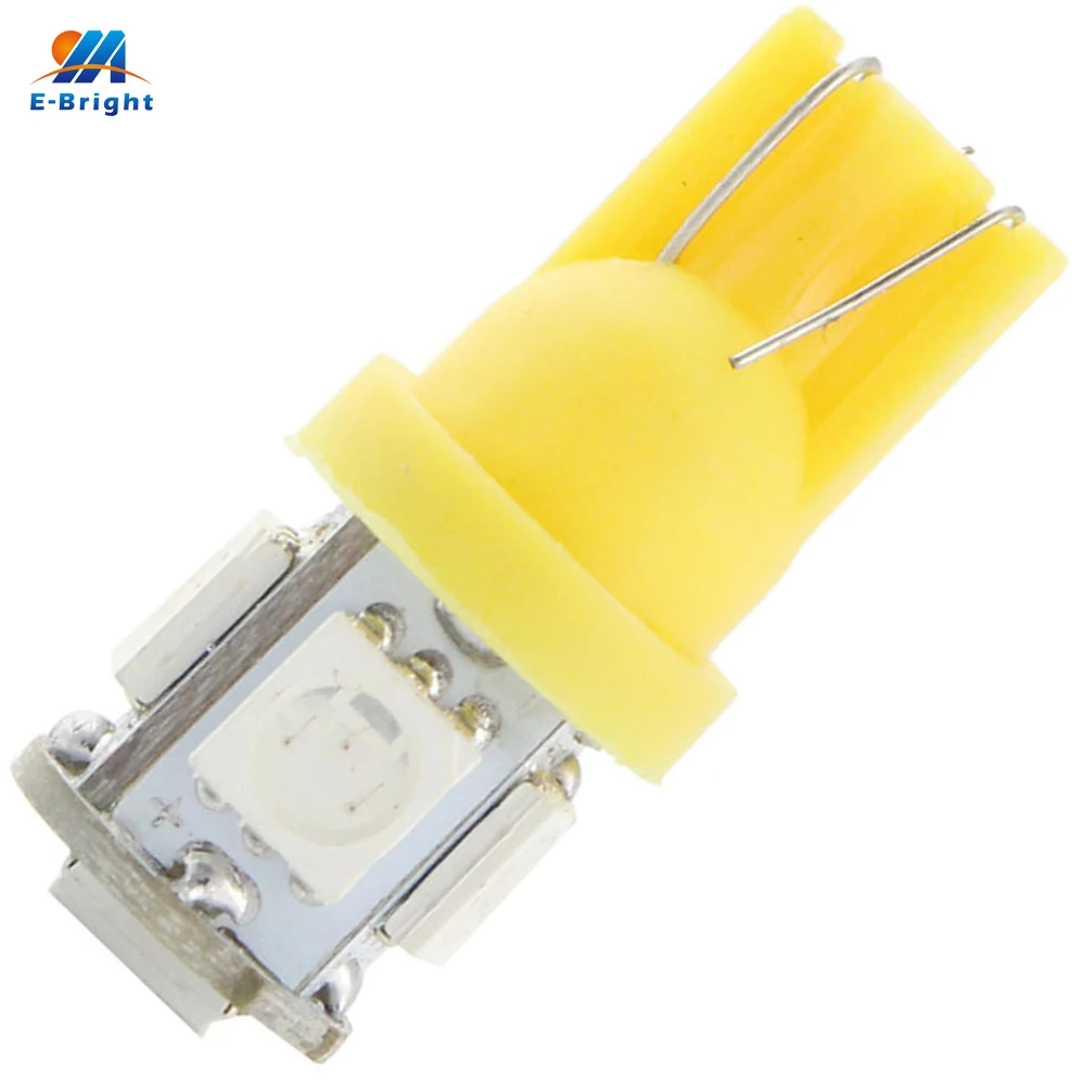 

YM E-Bright 1000X T10 194 168 W5W 5050 5 SMD 5 LED High Power LED Wedth Light Bulb For Auto Lamps White Yellow Green Pink Blue
