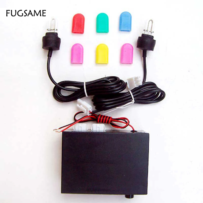 

FUGSAME Car LED lights.140W super power, a tow 2U type tube burst flash lamp, color can be combined freely.Free shipping!