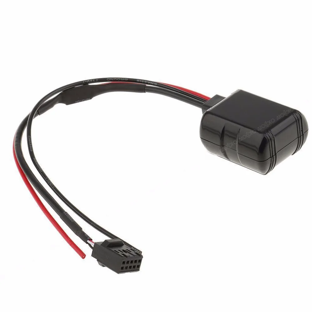 Автомобильный Bluetooth модуль AtoCoto AUX в адаптере 10 контактный кабель для BMW E46 3 серии
