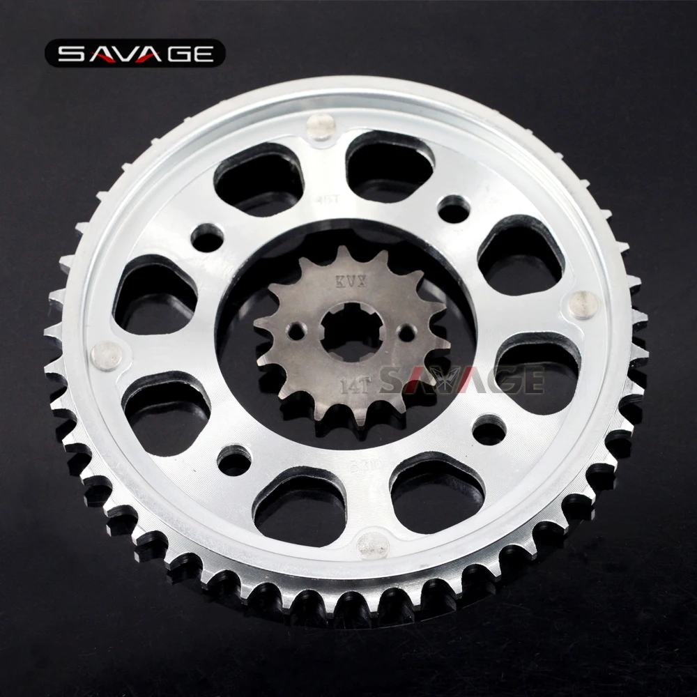

For HONDA CB190R CB190X CBF190R 201617 2018 Motorcycle Accessories 45T Rear Drive 14T Front Chain Sprocket 428 Gears Kit CB 190R