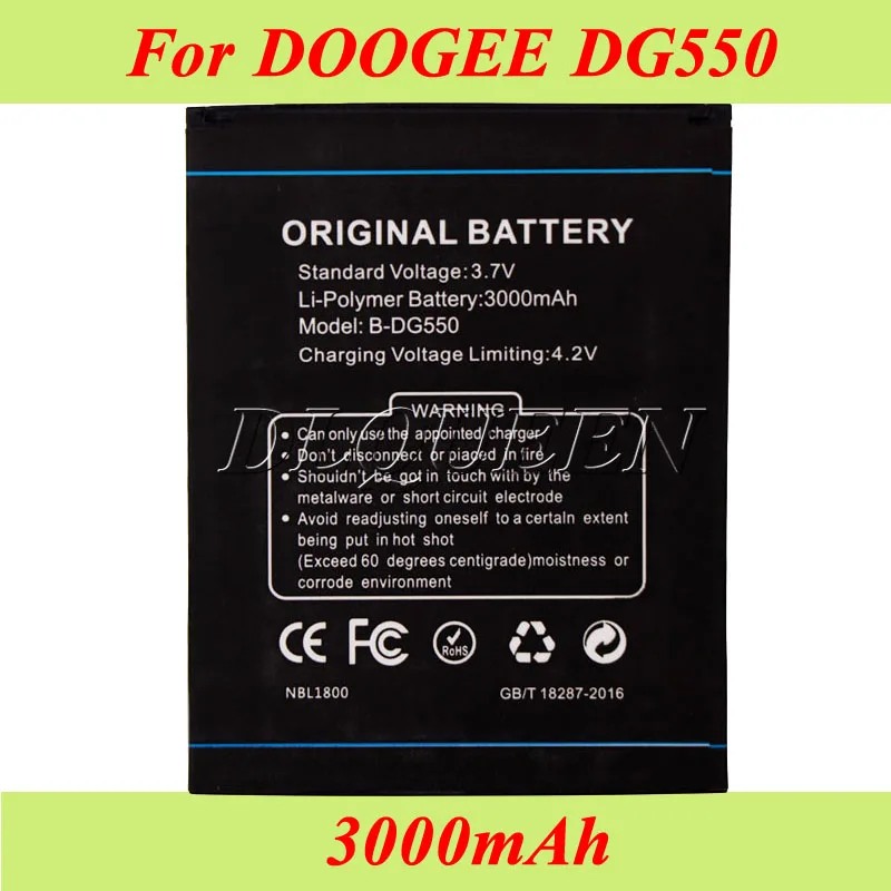 10 шт./лот 3000 мАч B-DG550 для аккумулятора Doogee DG550 Batterie Bateria AKKU | Мобильные телефоны и