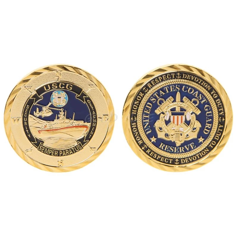 

2018 New Commemorative Coin United States Army Coast Guard Collection Souvenir