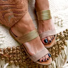 Sandalias romanas de mujer DAHOOD, nuevas cuñas Retro de verano, zapatillas antideslizantes de Gladiador, zapatos de fiesta de oficina para mujer, sandalias de playa deslizantes