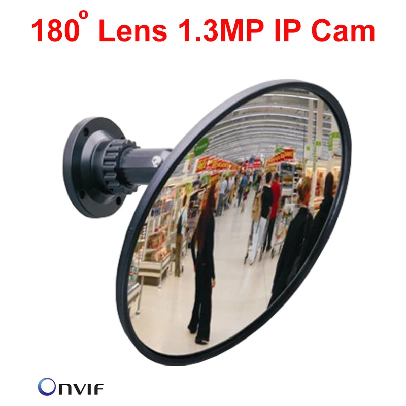 

Fisheye Mirror IP camera 180 degree CCTV Video Camara IP HD 960p 1.3MP Network camera motion detect Onvif IP camera wide angle
