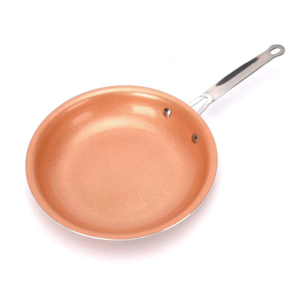 Thick Copper Non stick Ceramic Coating Frying Pan Induction Cookware