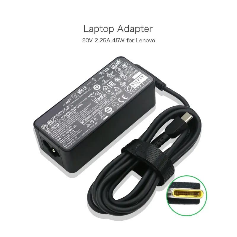 20v 2 25a 45w usb type c power adapter for lenovo thinkpad 20v 2 25a 45w usb type c power adapter for lenovo thinkpad
