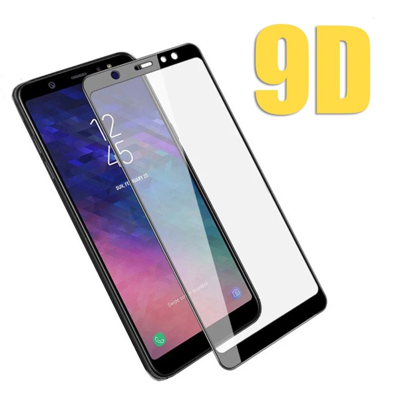 Защитное стекло 9D для Samsung A6 2018 на Galaxy Plus J6 A J 6 6A 6J защиты экрана защитная