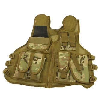 

Multicam Airsoft Tactical Vest Hunting Military Combat Mesh Vest Outdoor Fishing Vest