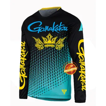

Summer Fishing Shirt Autumn Fishing Jersey New Gamakatsu Quick Drying Fishing Clothing Long Sleeve Sunscreen Anti-uv Breathable