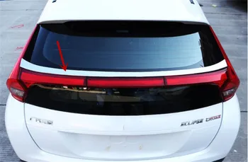 

Car styling For Mitsubishi Eclipse Cross 2018 2019 Punch-free ABS car rear window trim trim tail wind pressure tail