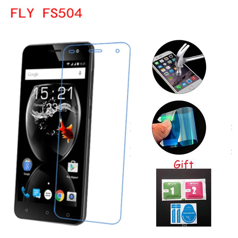 

3PCS for Fly FS504 Screen Protector Premium Tempered Fly FS504 Glass Soft Nano Explosion proof Protective Clear Film Guard