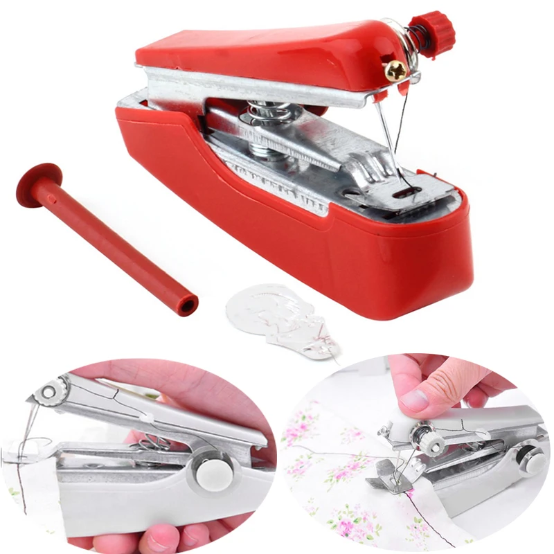 1 шт. портативная ручная мини швейная машина для одежды|travel sewing machine|sewing machineportable