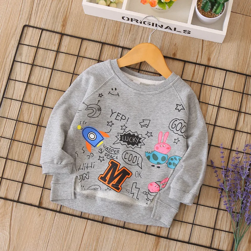 

new autumn girls boys T-shirts Long Sleeve Unisex Child Clothes Casual Cotton infant baby girl boy Kids Children Tees