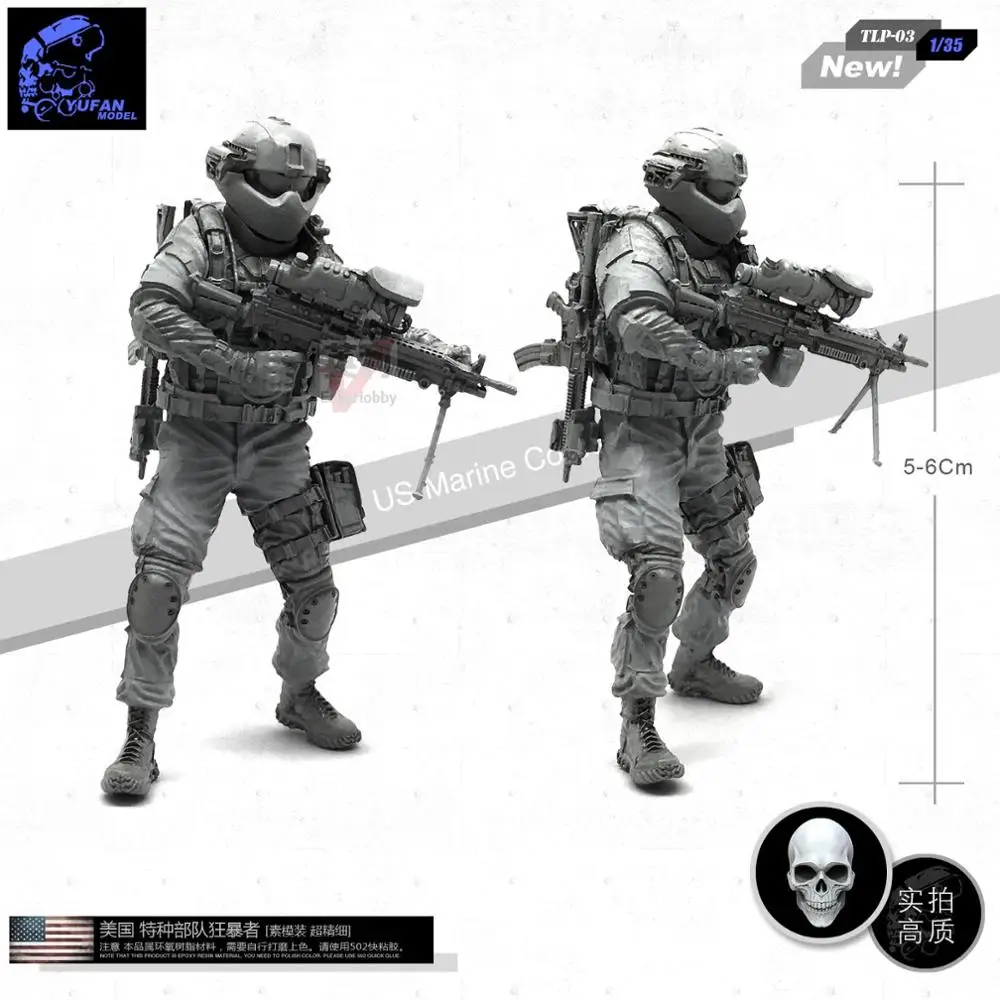 Модель солдатика из смолы 1/35 американские спецназ берзерер C|soldier model|resin soldiermodel