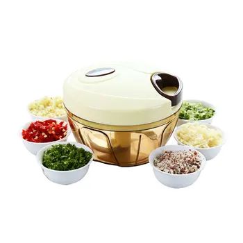 

Portable Multi-function Manual Meat Vegetable Blender Hand Power Kitchen Food Fruit Juice Mixer Spice Mincer with Blade DQ9012-4