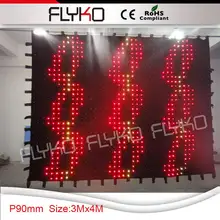 8-канальный сетевой видеорегистратор ПК контроллер P9 занавес для сцены светодиодный wih Видео Функция