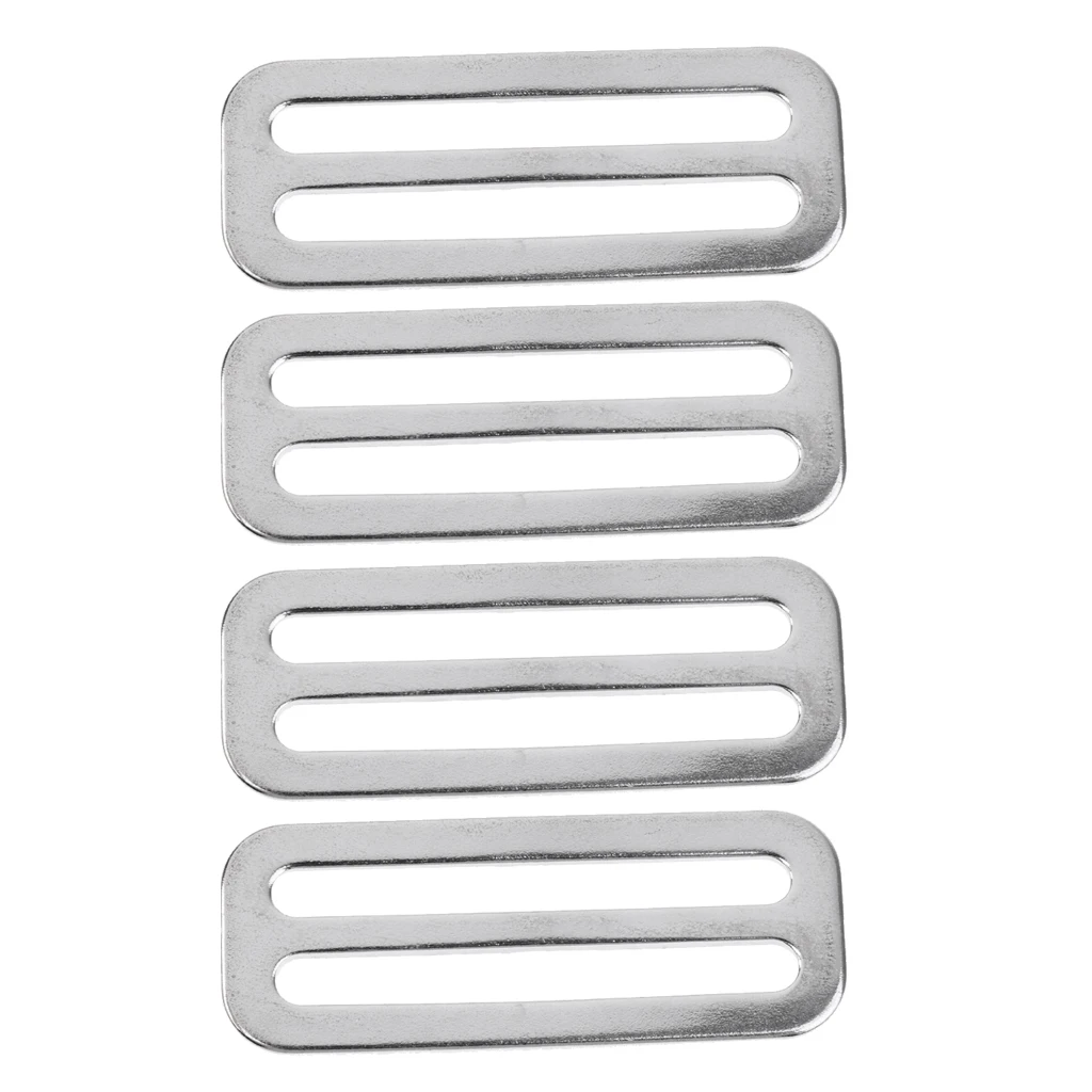 4pcs Durable Scuba Diving 2 inch Weight Belt Slide 316 Stainless Steel Stopper Keeper Swimming Diving Pool Accessories