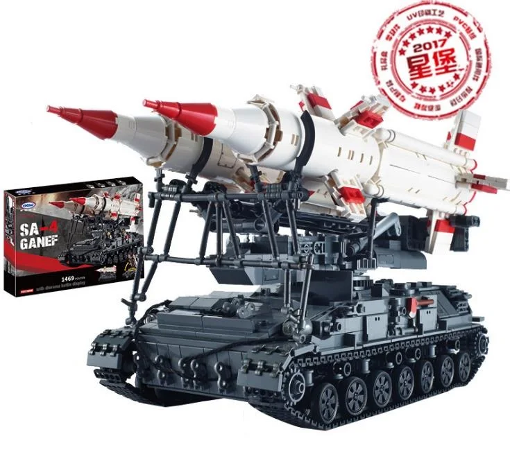 

Xingbao 06007 1469Pcs Military Series The SA-4 Ganef Set Building Blocks Children Bricks Educational Toys Model Birthday Gifts