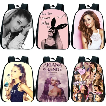 

2019 New Ariana Grande Children Backpacks Girl Boys Backpack Children's School Bags Cartoon Kindergarten Rucksack