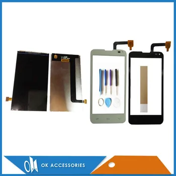 

For Fly Quad Era Style 3 IQ4415 IQ 4415 LCD Display Touch Screen Display Digitizer Black White Color With Tools Tape 1PC/Lot