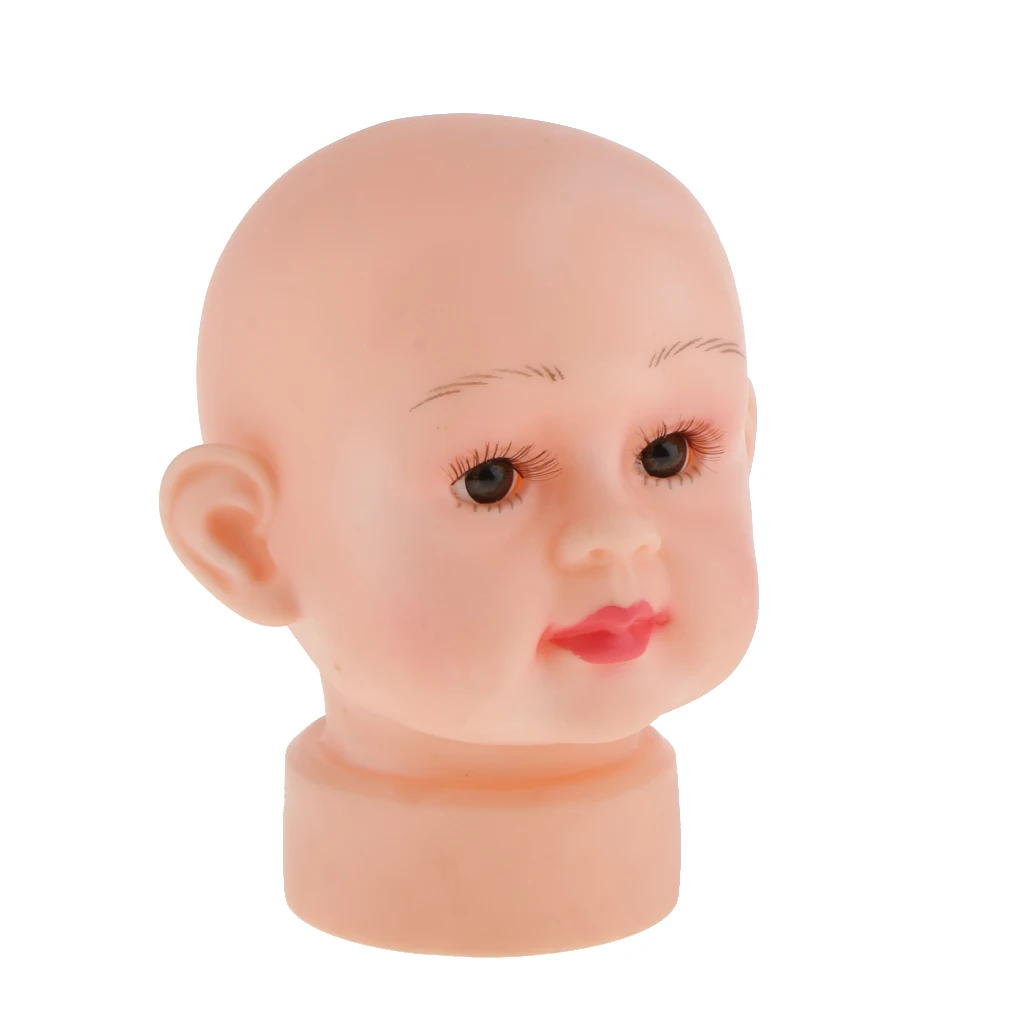 Baby Boy Girl Children Dummy Mannequin Manikin Head For Hair Wigs Scarf