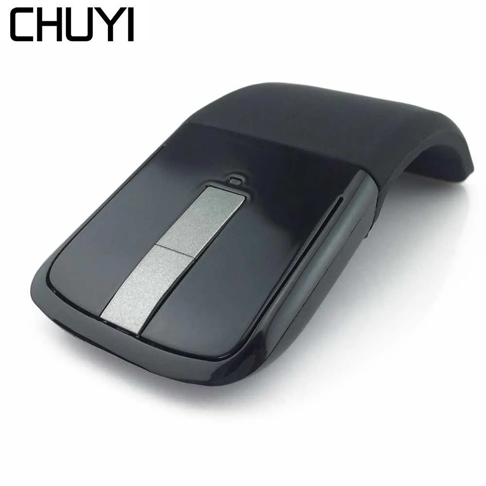 CHUYI 2.4Gh Arc Touch Wireless Mouse Ultrathin flexible Foldable Optical Touch Mice Computer Gamer Mause For Microsoft Laptop CHUYI 2.4Gh Arc Touch Wireless Mouse Ultrathin flexible Foldable Optical Touch Mice Computer Gamer Mause For Microsoft Laptop