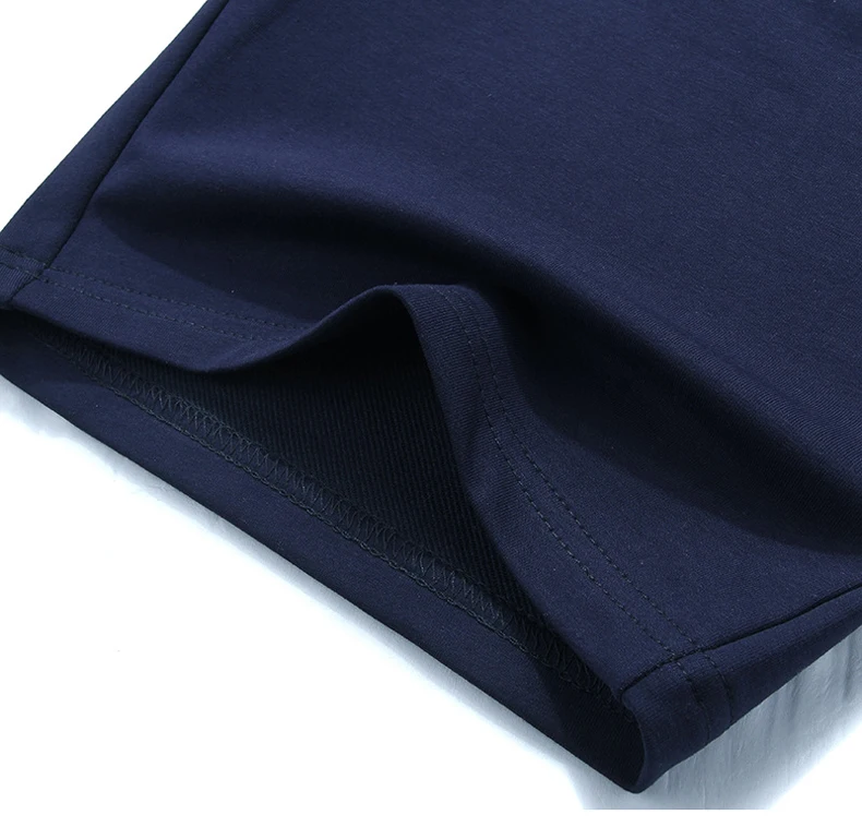 SHANBAO мужские трикотажные повседневные шорты летние тонкие эластичные шорты большого размера из хлопка с эластичной резинкой на талии черные, серые, синие