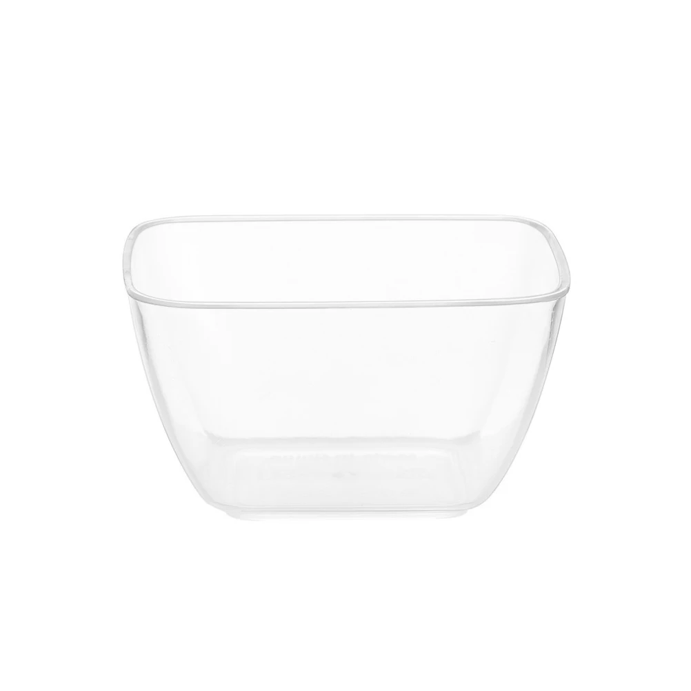 5 шт одноразовая чаша для салата пластиковая прозрачная квадратная миска для хранения десерта для домашней кухни(70 мл