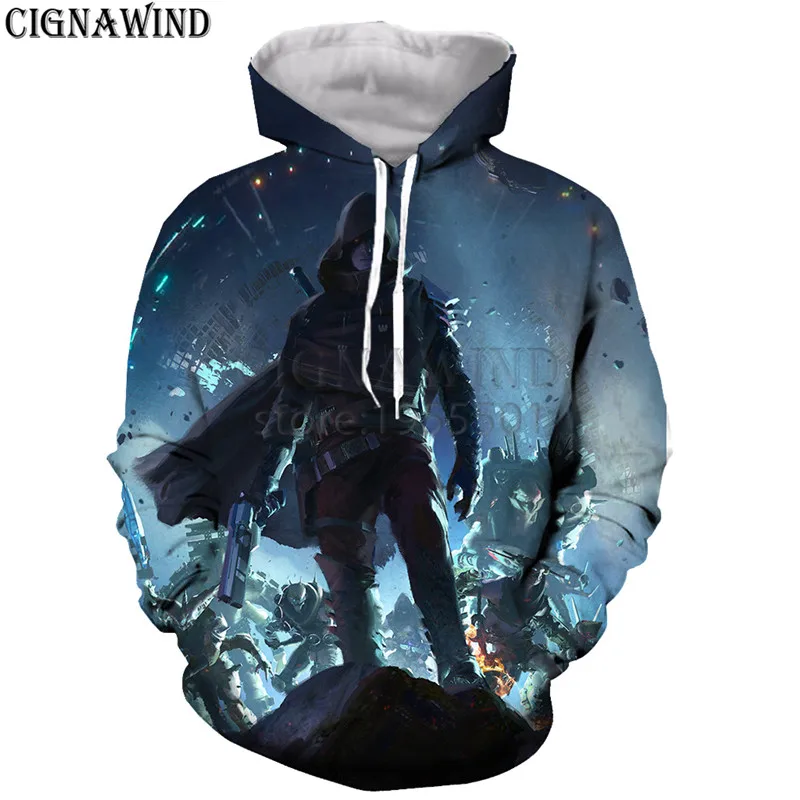 

New arriv popular prince uldren destiny 2 hoodies men women sweatshirts 3D print fashion hip hop style streetwear casual tops