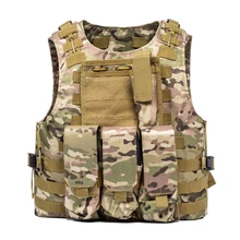 Открытый тактический жилет-амфибия боевой военный Молле жилет боевой штурмовой плиты Перевозчик жилет охотничий защитный жилет