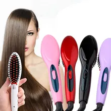 Electric hair straightener brush Hair Care & Styling hair straightener Comb Auto Massager Straightening Irons Simply Fast Hair
