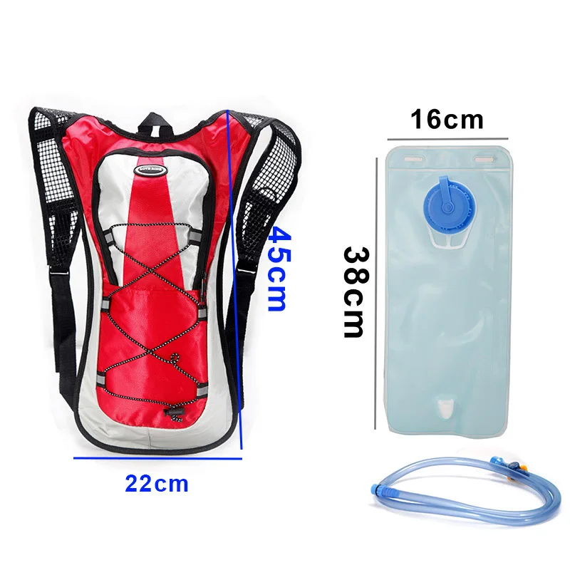 Zocoo ciclismo agua de la bicicleta bolsa mochila carretera/горный велосипед Спорт agua corriente vejiga внешнее оборудование