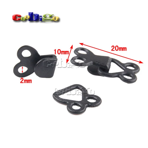 50 sztuk z tworzywa sztucznego rozmiar 20X10mm regulacja hak i oczu zapięcie klamra dla spodnie spódnice biustonosze akcesoria do szycia # FLC283 13B|Klamry i haki| - AliExpress