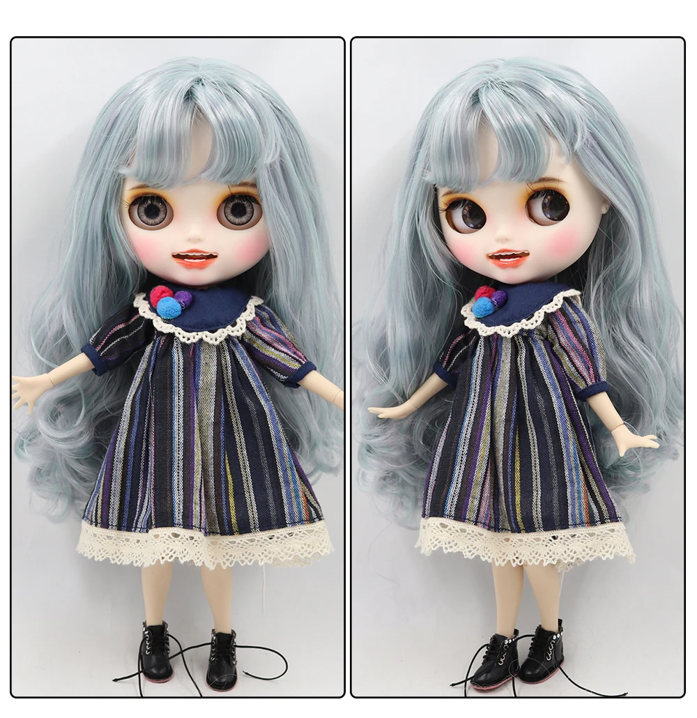 Premium Custom Neo Blythe Doll with Rare Sleepy Eyes and Open Mouth 6