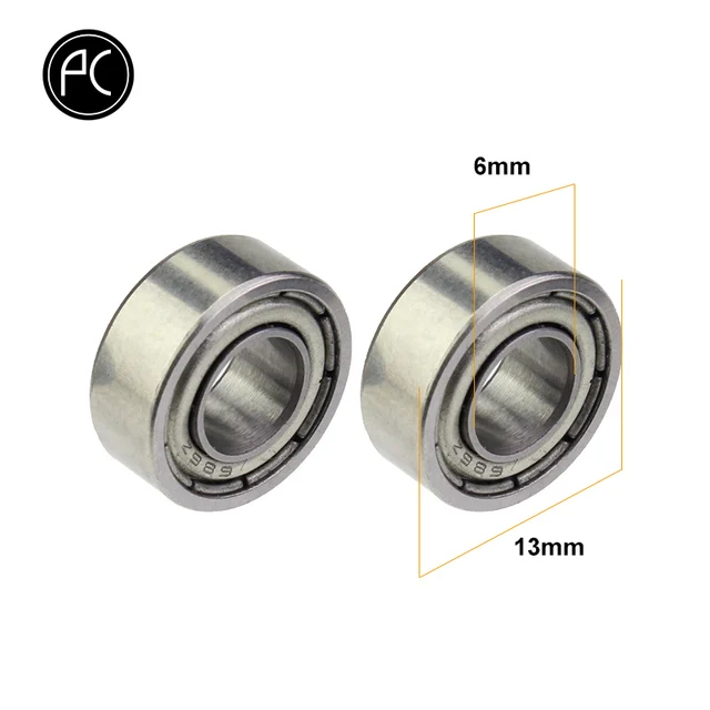 Buy PCycling 2pcs Bicycle Pedal Bearing Stainless