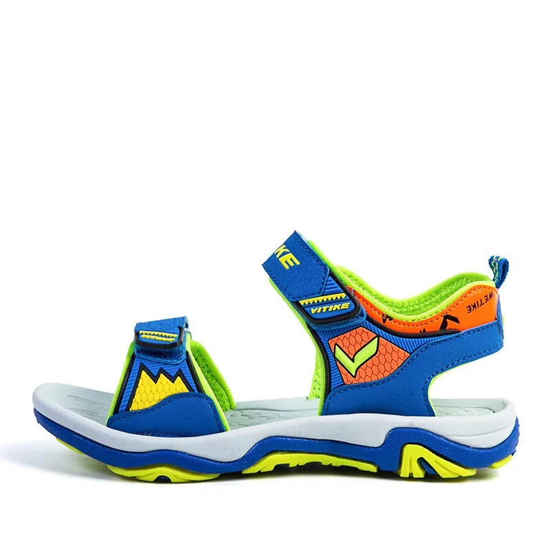 

Kids Cut-Out Beach Outdoor Sandals Classic Breathable Open Toe Sandals Summer Outdoor Lightweight Flat Children Shoes AA60096