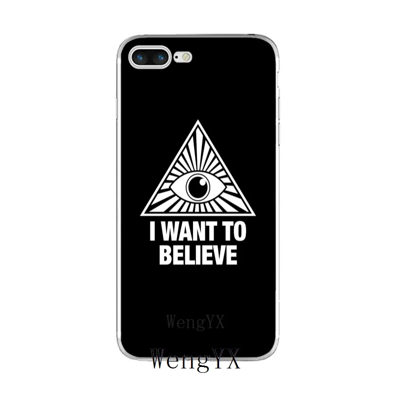 Тонкий силиконовый мягкий чехол для телефона из ТПУ pyramid eye symbol illuminati iPhone X 8 8plus 7