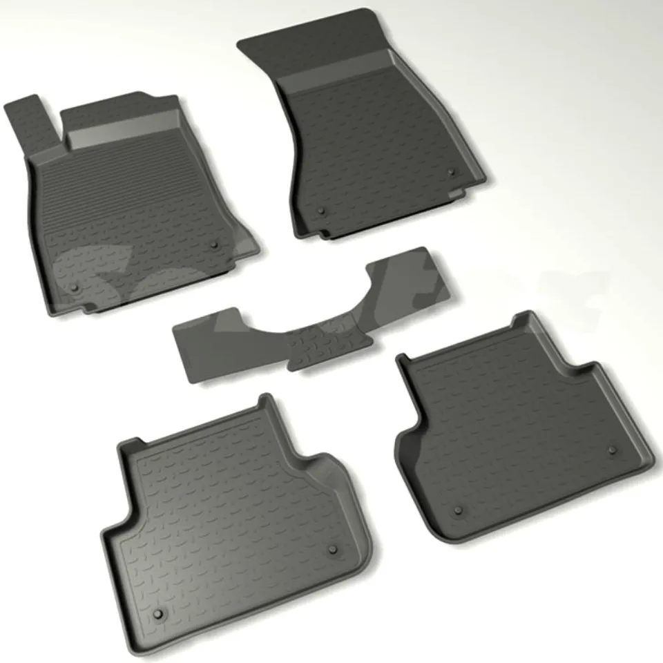 Резиновые коврики для Audi A4 B9 2015 2019 в салон Seintex 87925|rubber floor mat|floor mataudi rubber mats |