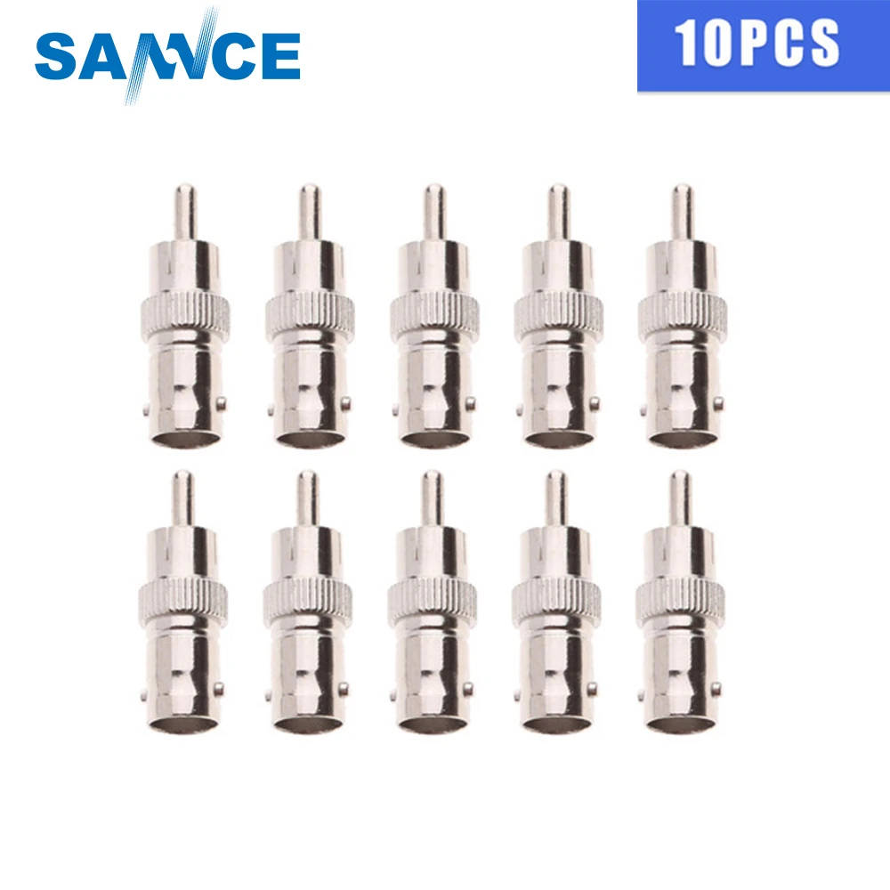 ANNKE 10pcs Wholesale BNC Male to RCA Female Coax Cable Connector Adapter F/M Couple for CCTV Surveillance Camera System Kit ANNKE 10pcs Wholesale BNC Male to RCA Female Coax Cable Connector Adapter F/M Couple for CCTV Surveillance Camera System Kit
