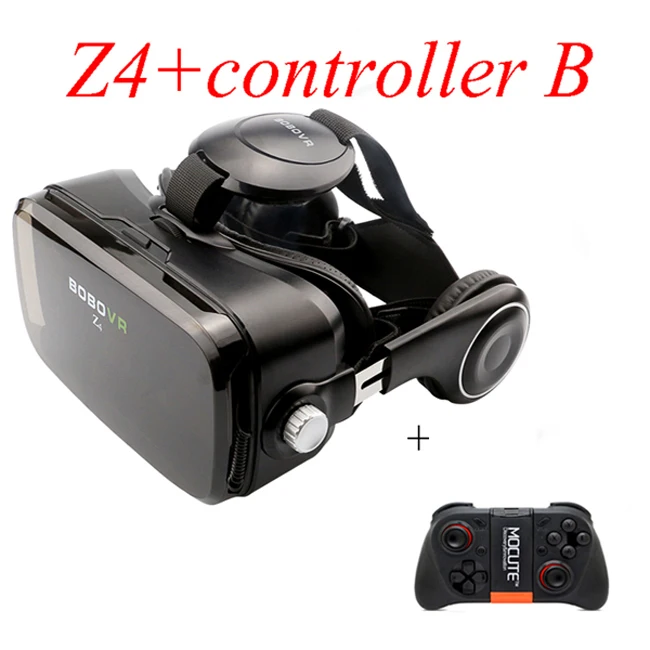Очки виртуальной реальности 3D очки bobovr Z4 google cardboard VR Box 2,0 для 4,0 ''-6,0'' смартфона - Цвет: Z4 BK add 050