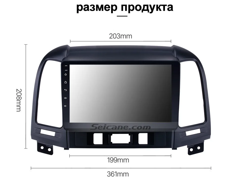 Cheap Seicane 9" Android 8.1 2din Car GPS Stereo Radio For HYUNDAI SANTA FE 2005-2012 Touchscreen  Multimedia Player Head Unit 18